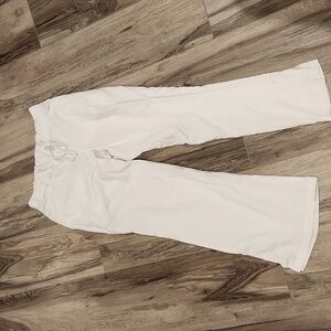 White grey's anatomy scrub pants xs